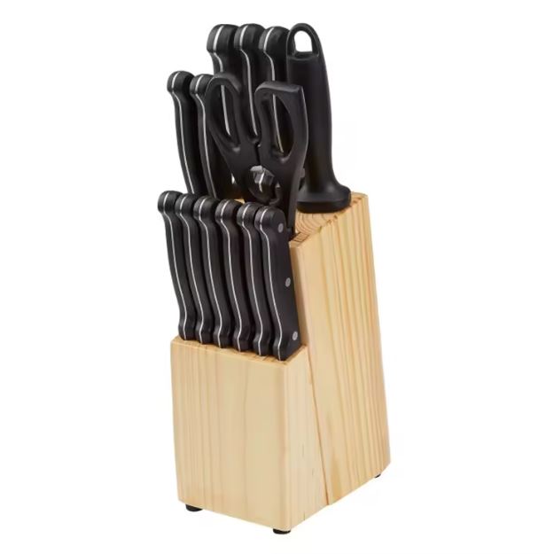 Bamboo Knife Block
