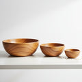 Bamboo Serving Bowl Set