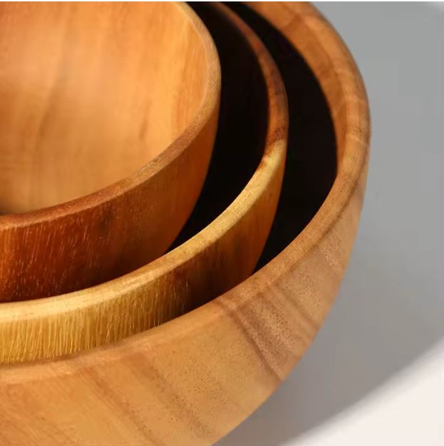 Bamboo Serving Bowl Set